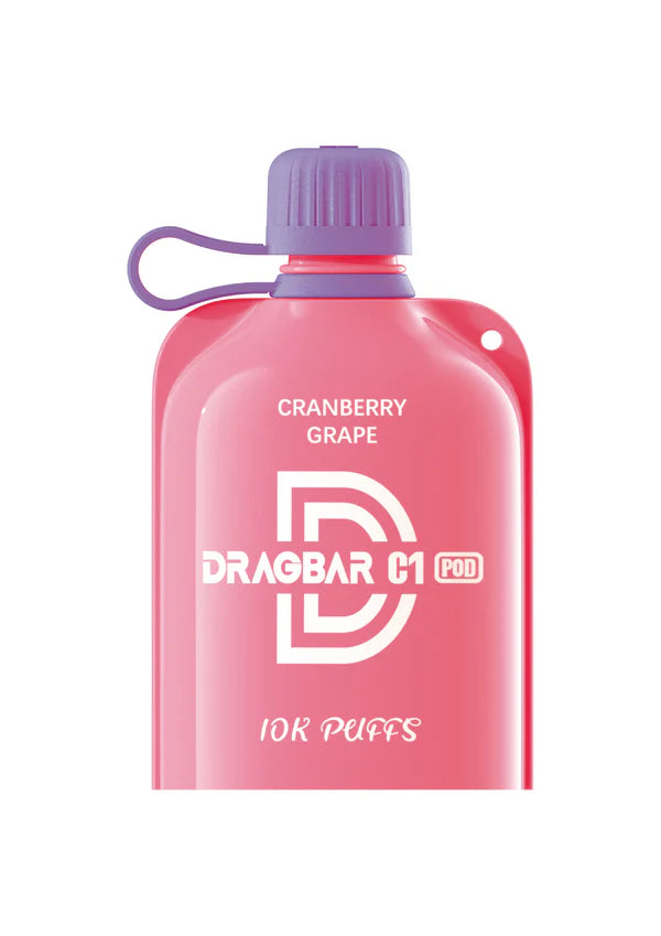 Repuesto Dragbar C1 POD - Cranberry Grape | 10000 puffs