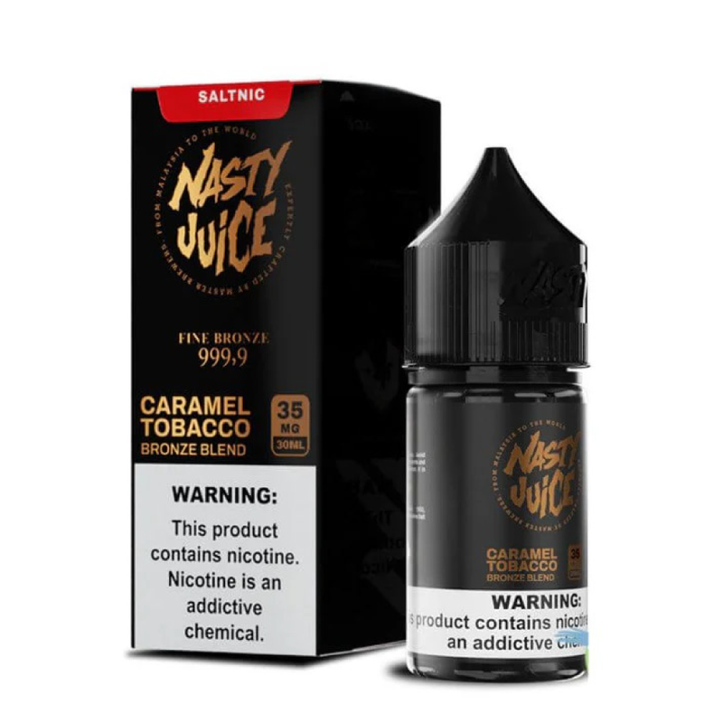 Nasty Salt Bronze Blend 30ml - Caramel Tobacco