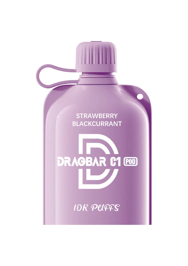 Repuesto Dragbar C1 POD - Strawberry Blackcurrant | 10000 puffs