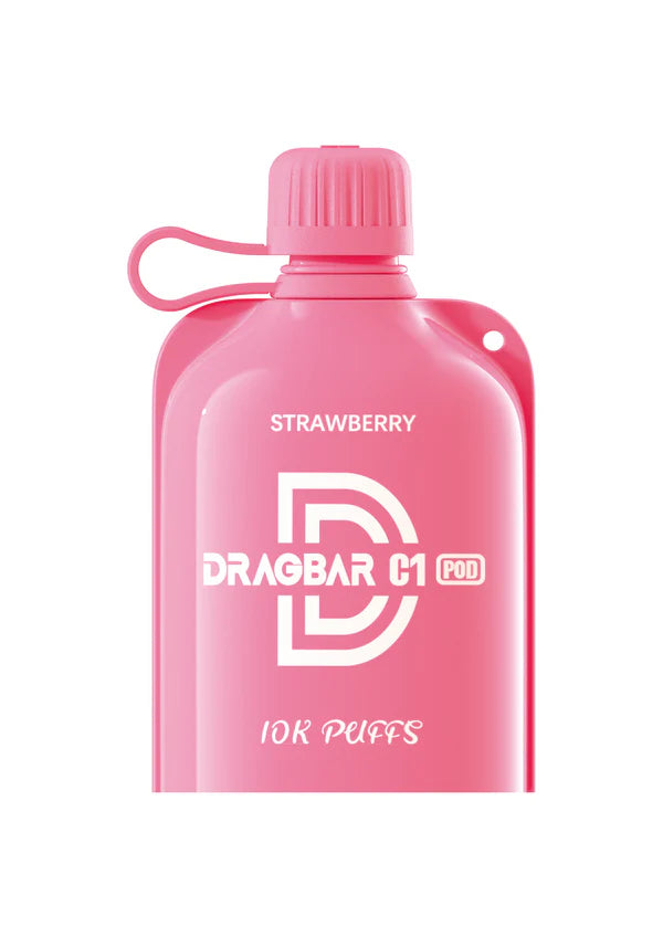 Repuesto Dragbar C1 POD - Strawberry | 10000 puffs