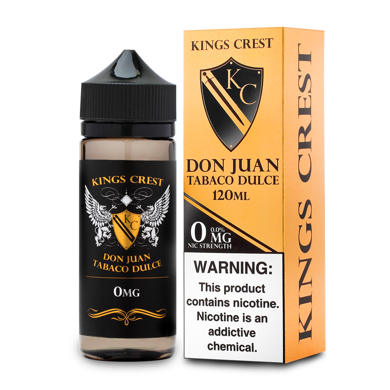 Kings Crest 120ml - Don Juan Tabaco Dulce